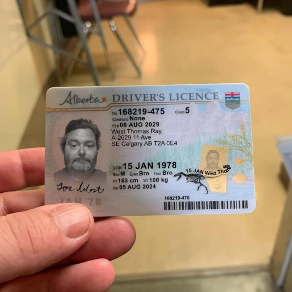 CANADA DRIVER'S LICENSE